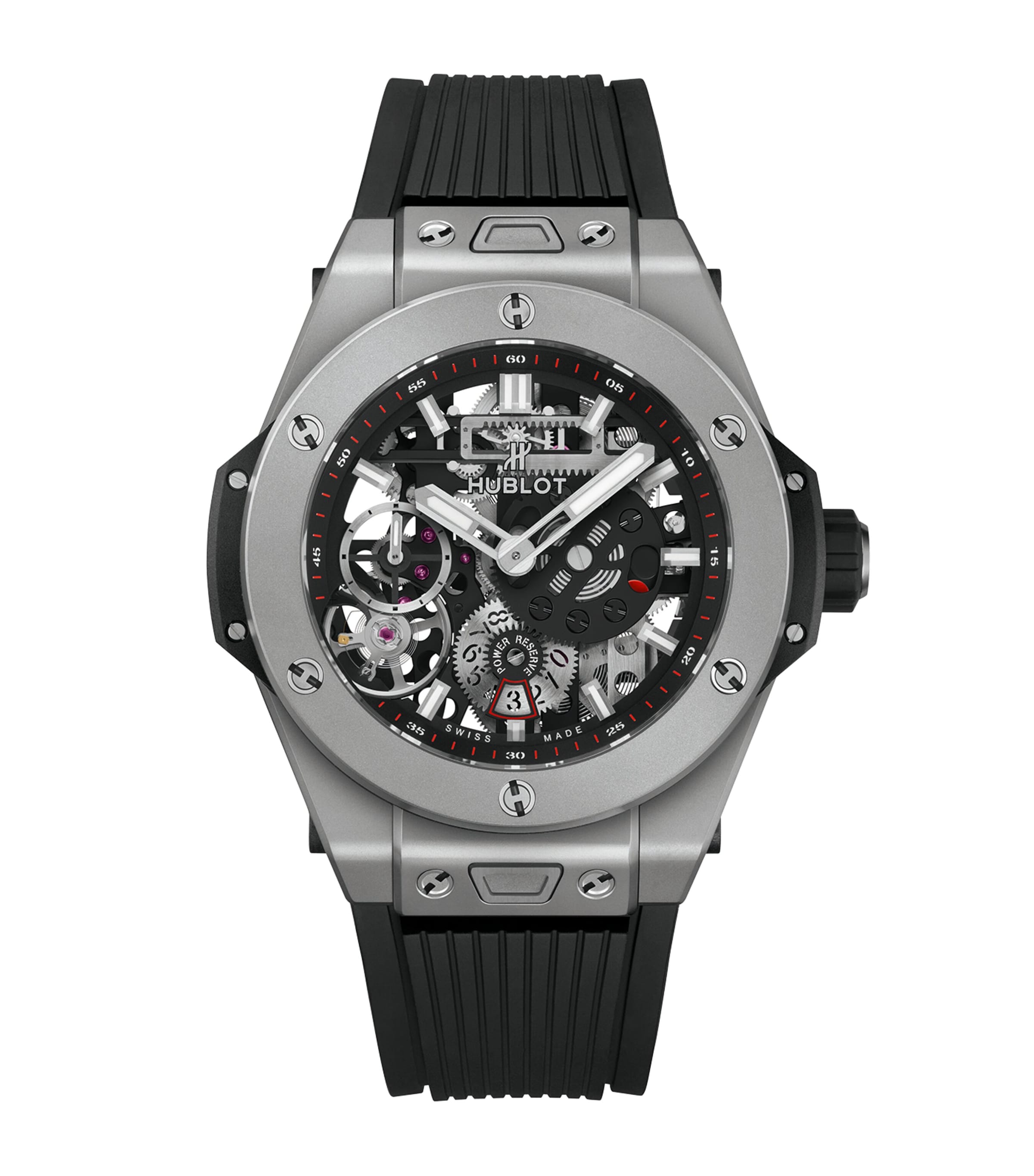 Hublot Titanium Big Bang Meca-10 Watch In Black