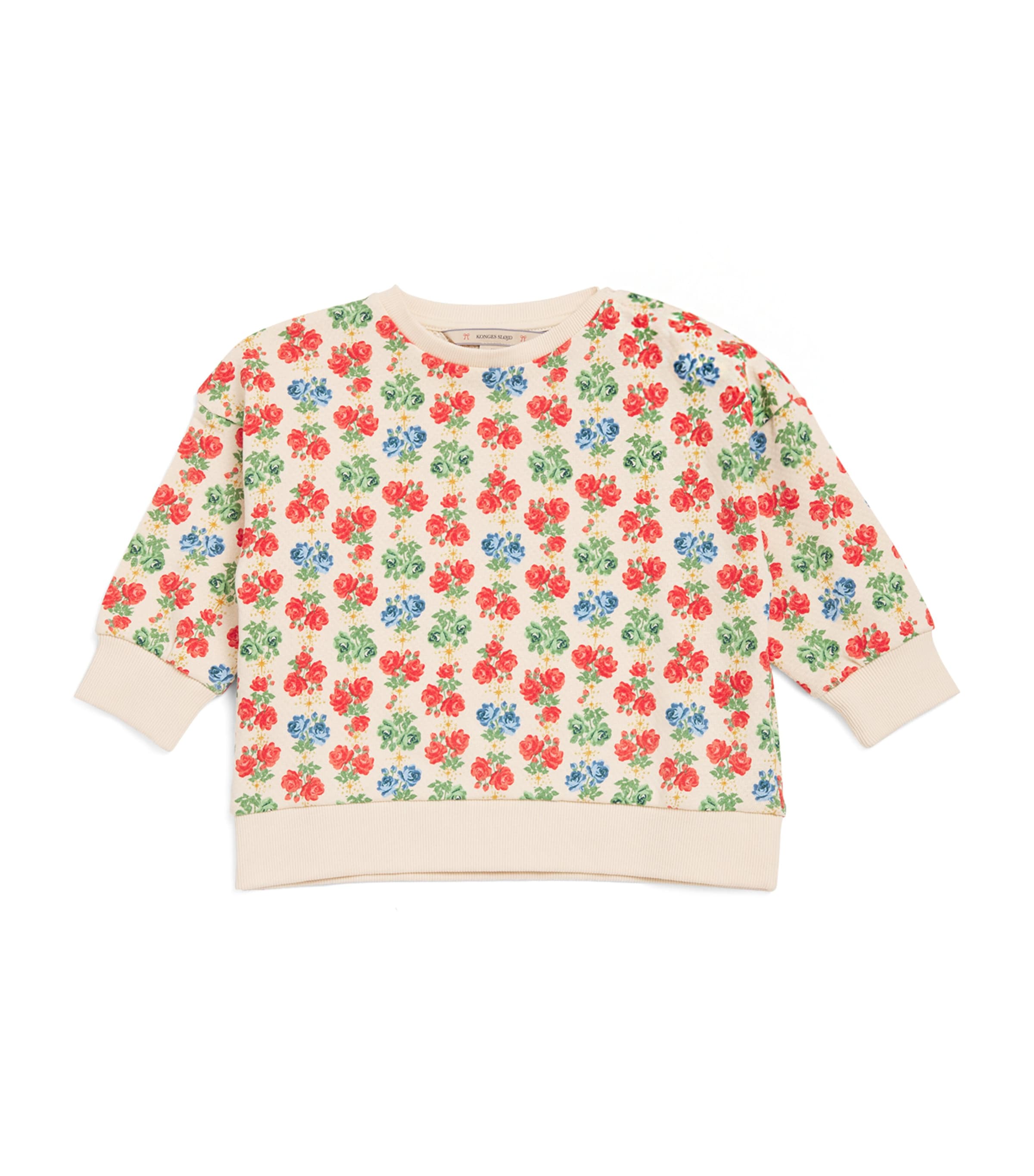 KONGES SLOJD FLORAL PRINT LOUPY LOU SWEATSHIRT 