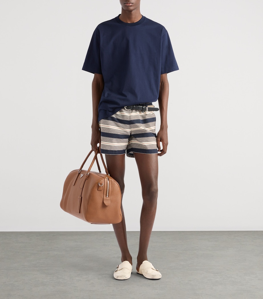 Prada Mens Cotton Conceptual Triangle T-Shirt Image 2