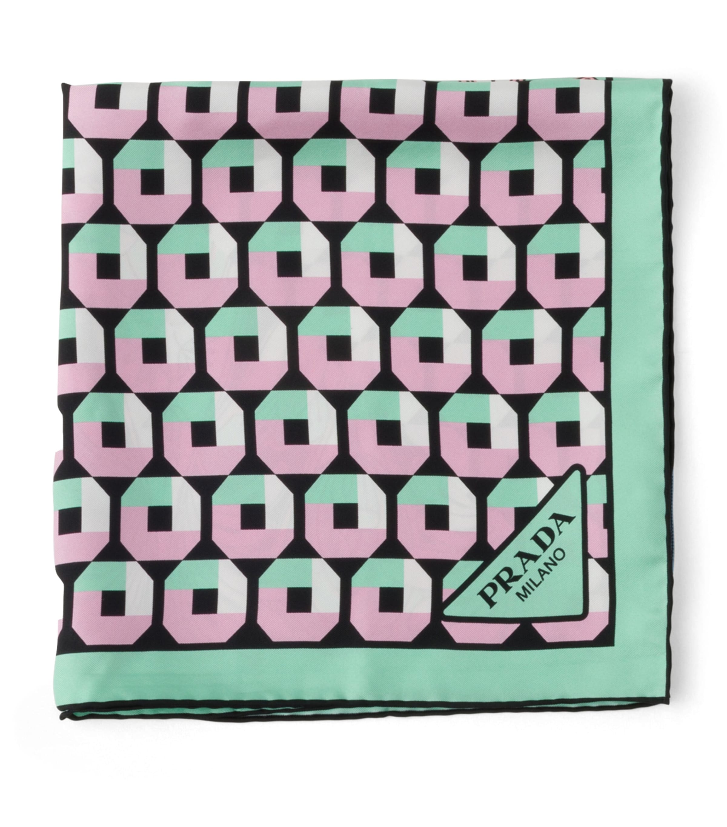 Silk Twill Printed Scarf F038O Image 1