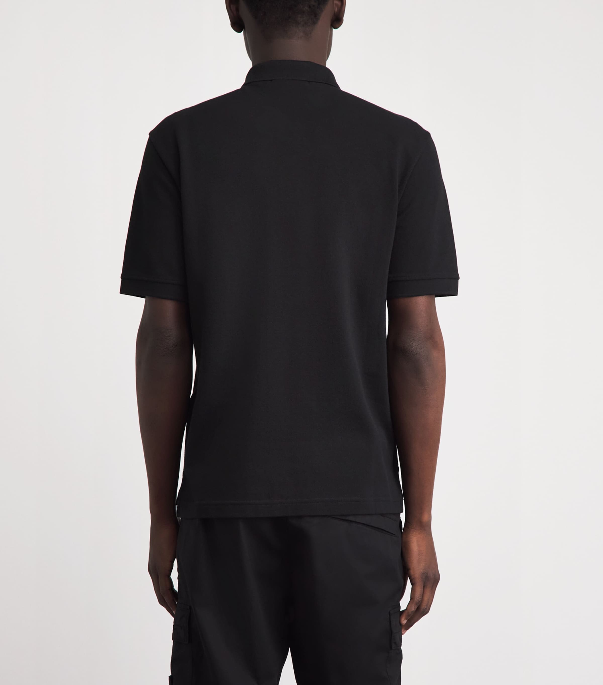 Stone Island Mens Organic Cotton Ghost Polo Shirt Image 5