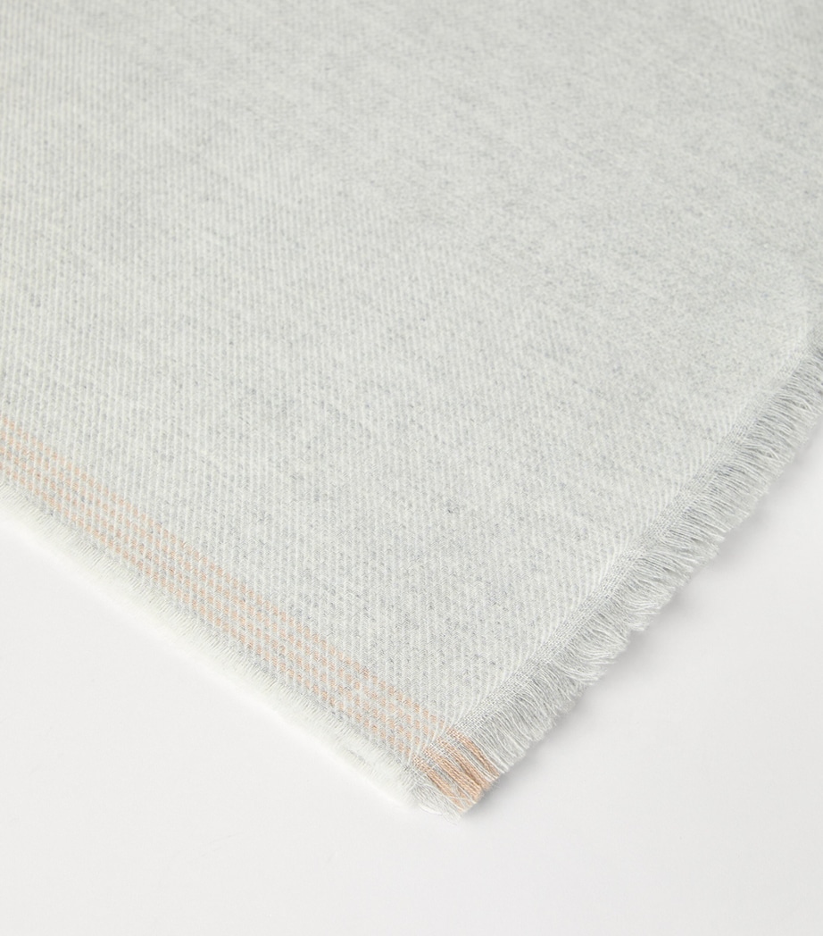 Cashmere Fringed Scarf CH028 Image 3