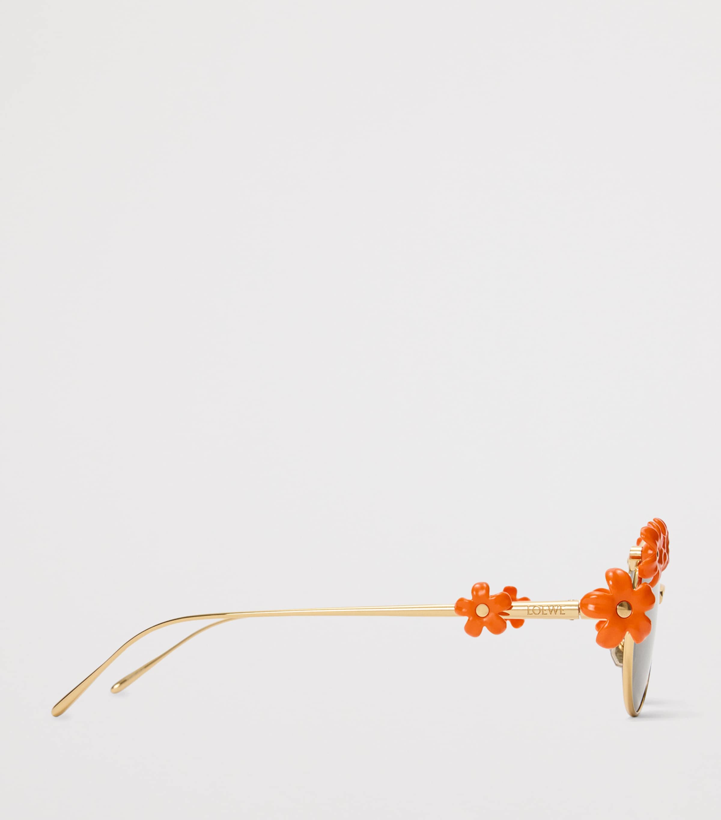 LOEWE x Paula's Ibiza Metal Round Daisy Sunglasses | Harrods US