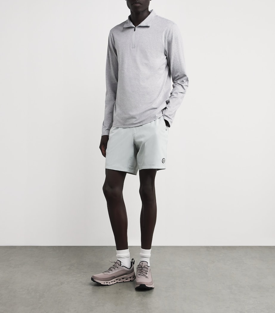 Half-Zip Ponto Sweatshirt LHG-LT HEATHER GREY Image 2