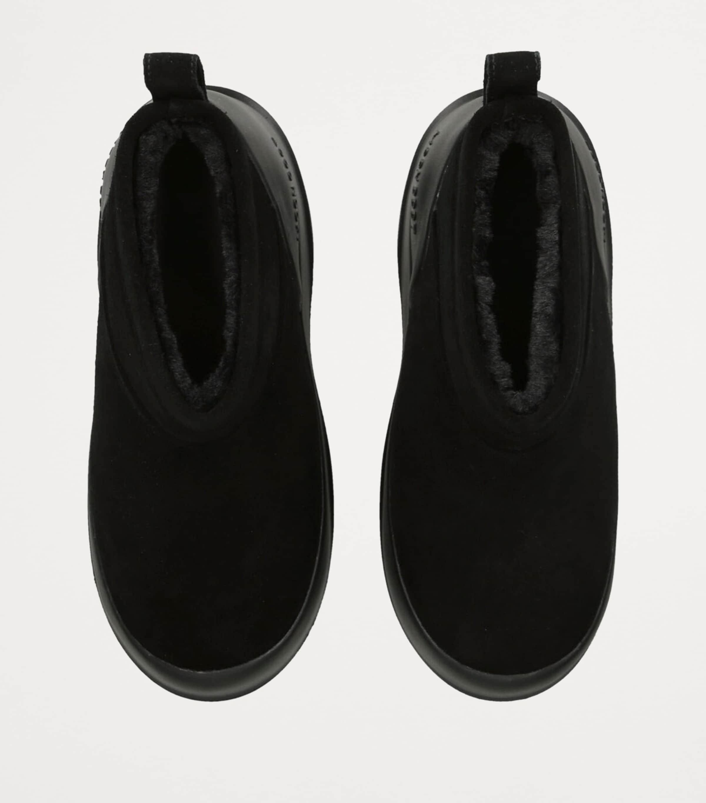 Suede Luna Low Boots BLACK Image 4