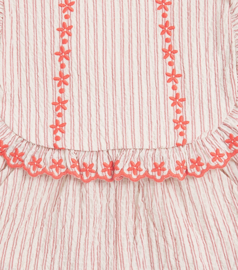 Stretch-Cotton Juria Top and Shorts Set (6-36 Months) RED Image 4