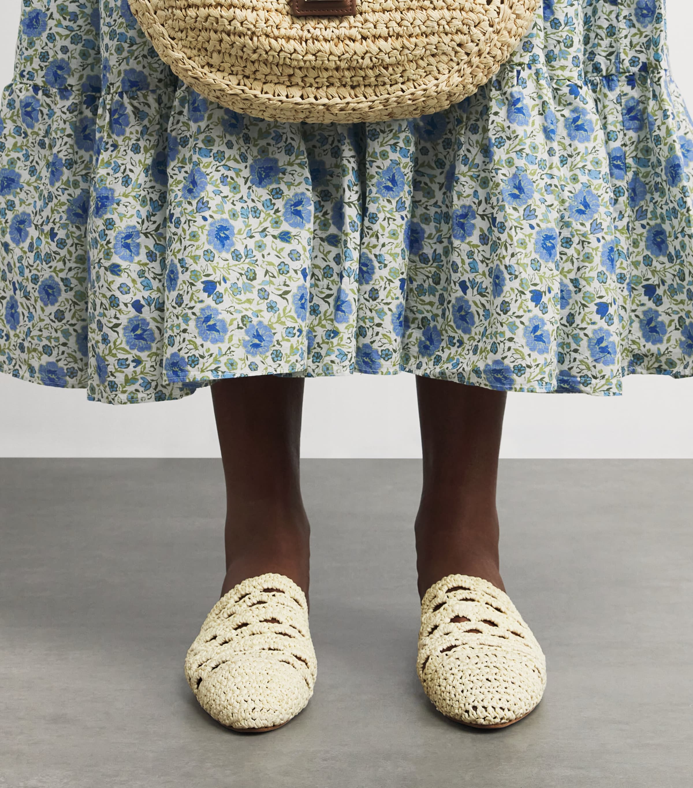 Raffia Mules OFF WHITE Image 2