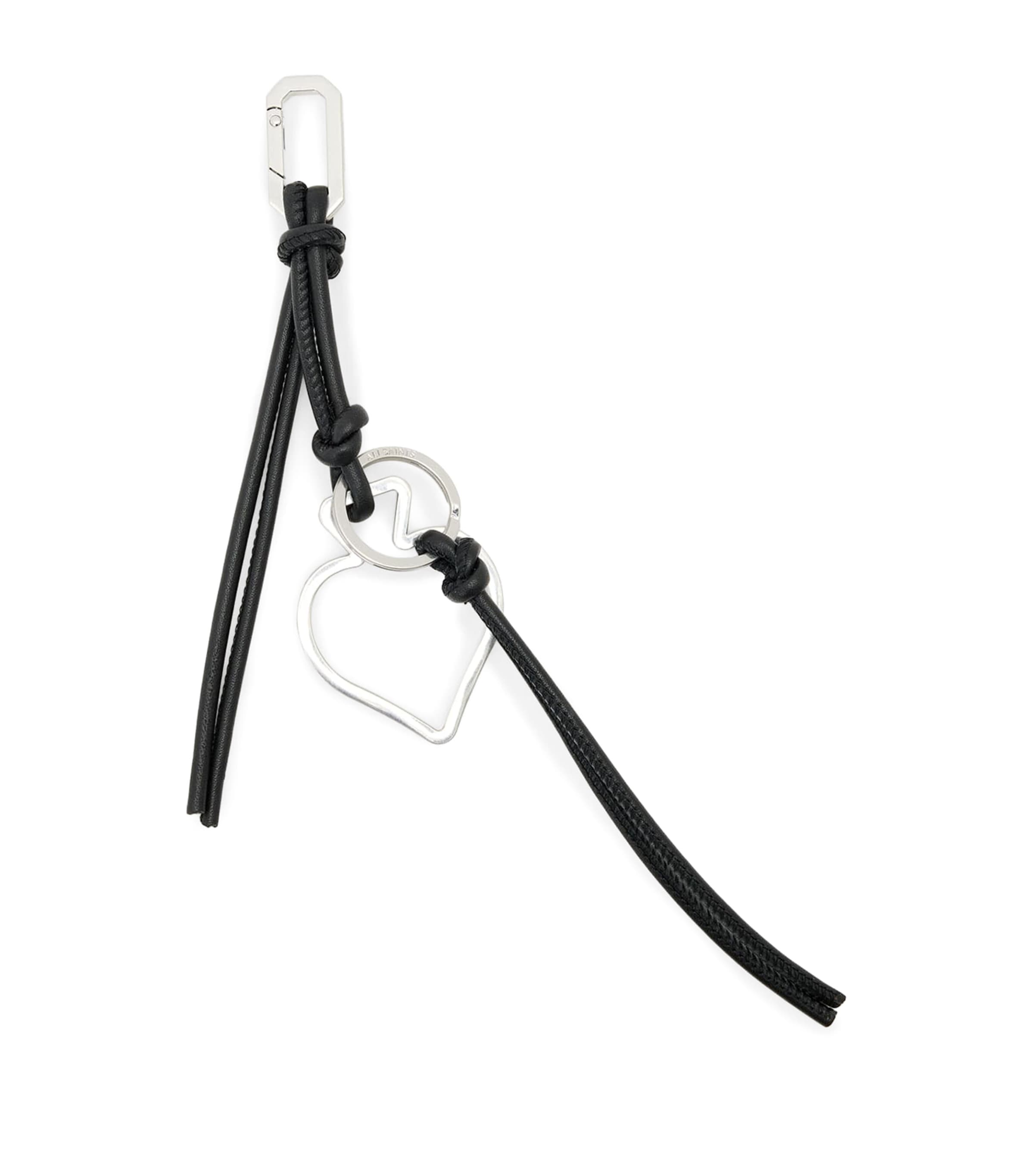AllSaints Metal Spades Keyring Black/silver Image 1