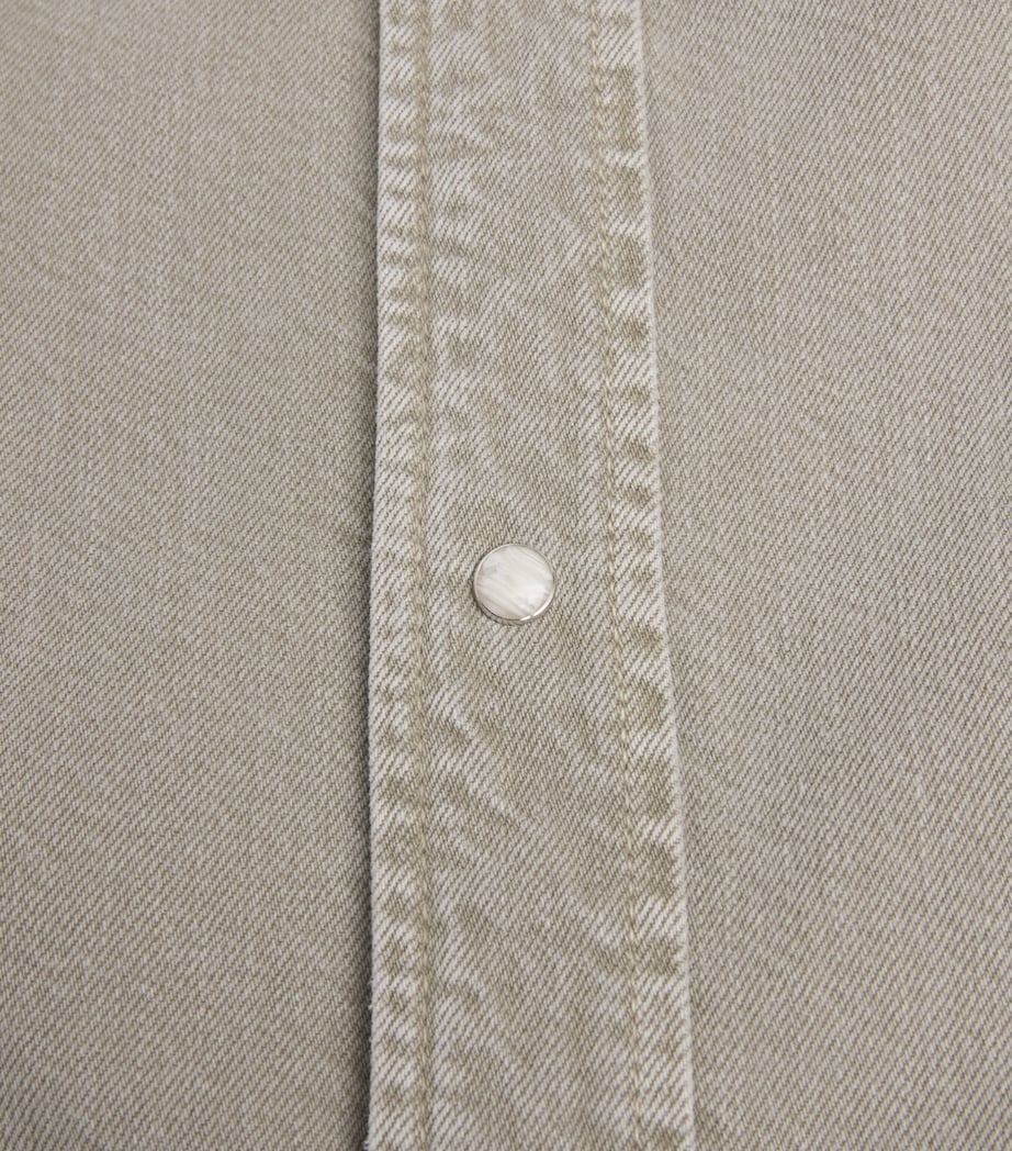FRAME Mens Cotton-Blend Overshirt Smcl Image 6