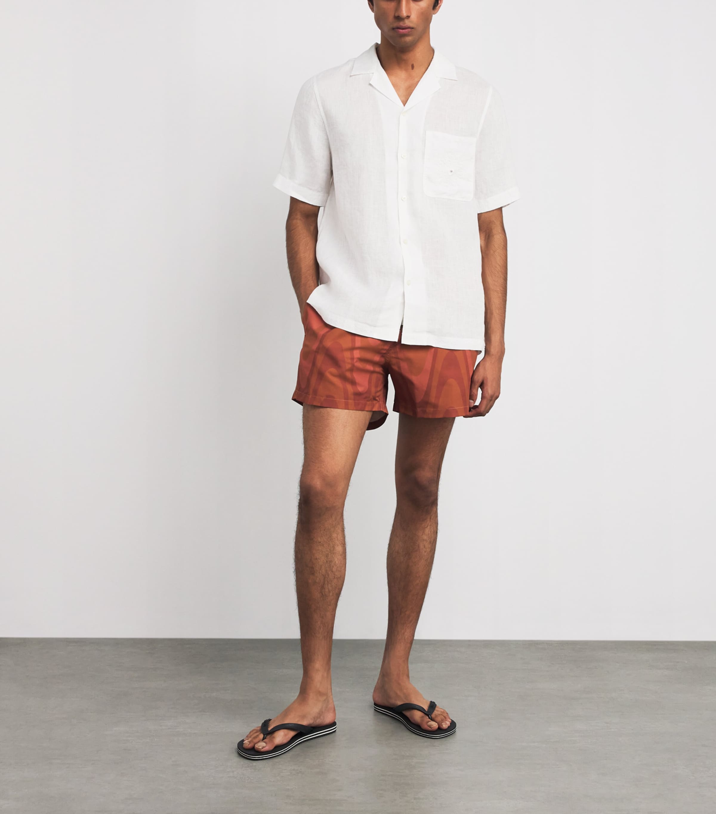 Linen Alves Shirt 01-WHITE Image 2