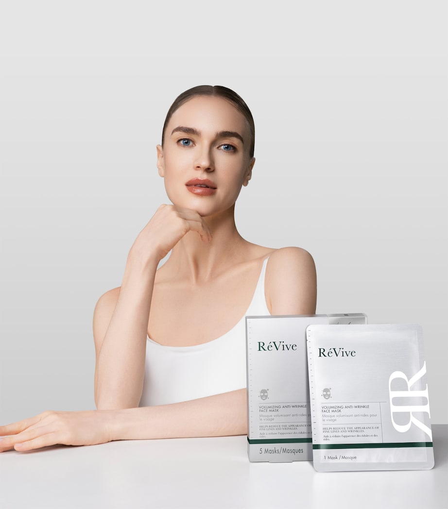 Volumizing Anti-Wrinkle Face Mask (Pack of 5) NO COLOUR Image 3