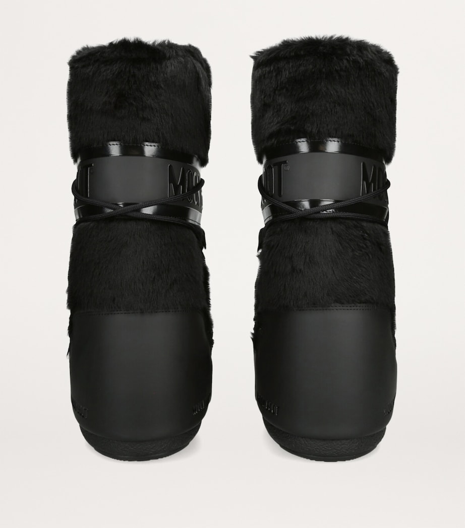 Icon Faux-Fur Boots BLACK Image 3
