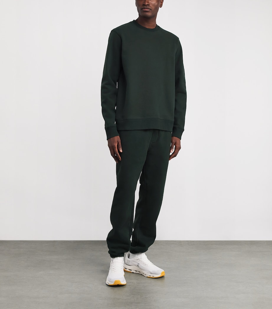 Organic Cotton-Blend Seaside Sweatshirt EVERGREEN-EVG Image 2