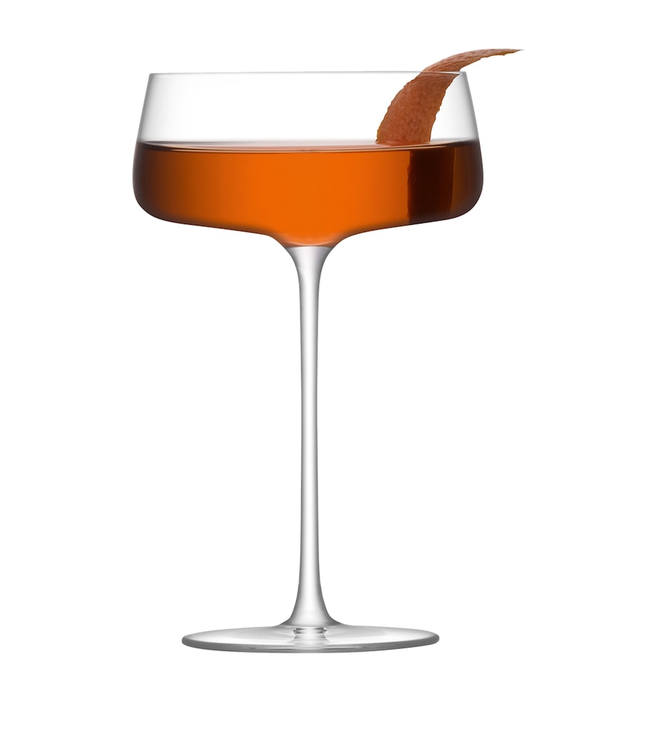 Set of 4 Metropolitan Champagne Saucers (300ml) CLEAR Image 2