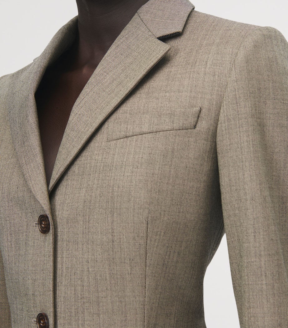 McQueen Womens Wool Blazer Image 6