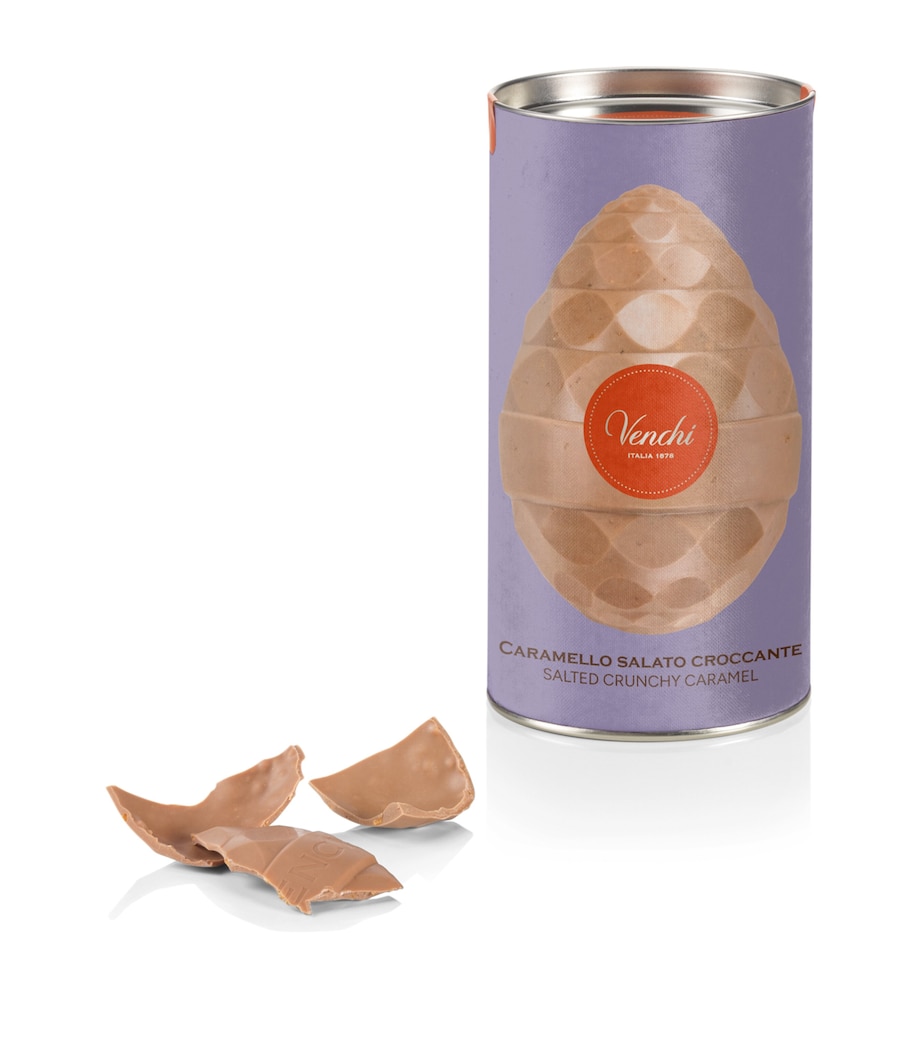 Venchi 1878 Salted Caramel & Toffee Easter Egg (150g) Image 1