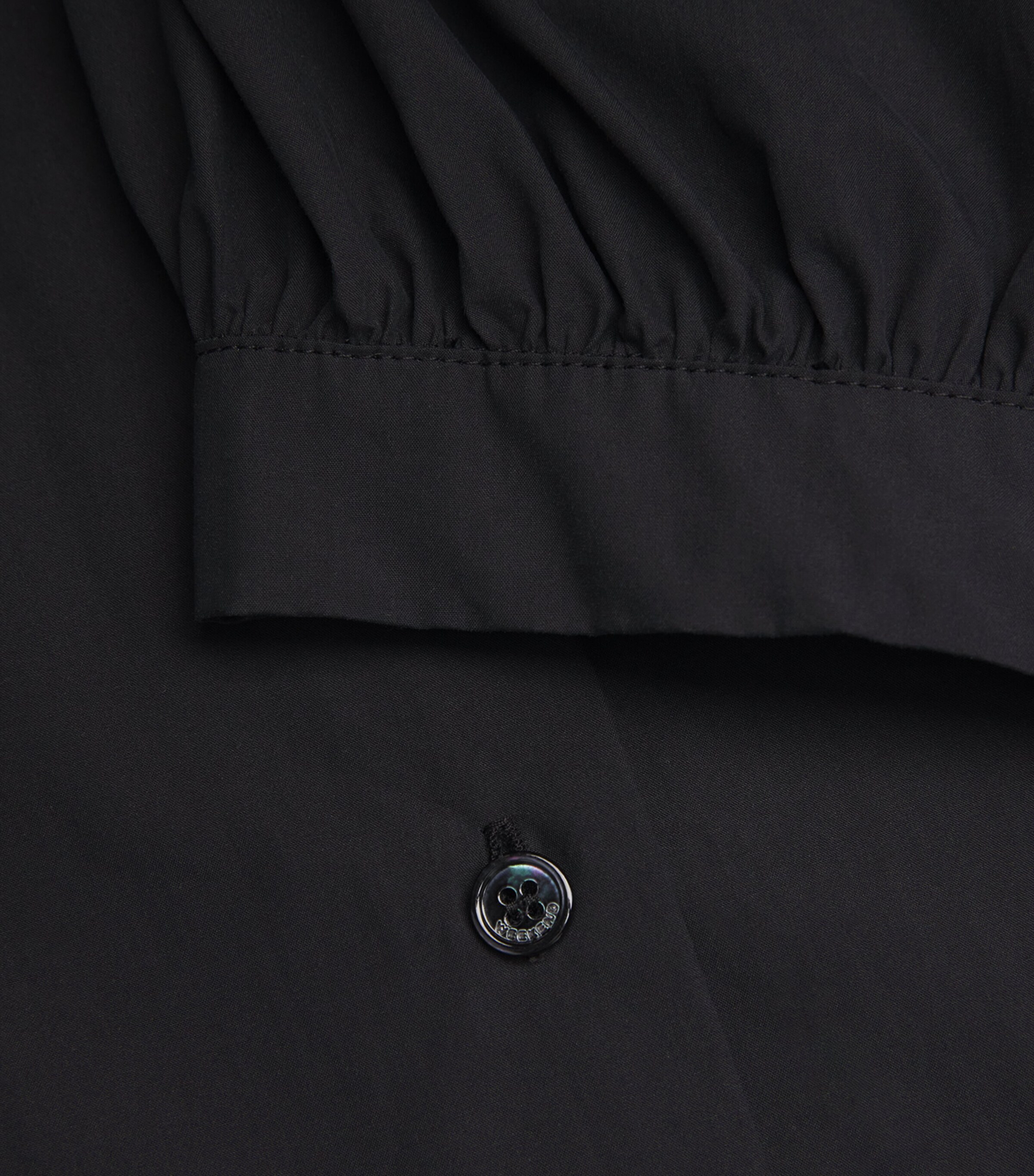 Weekend Max Mara Womens Cotton Midi Shirt Dress Black Image 5
