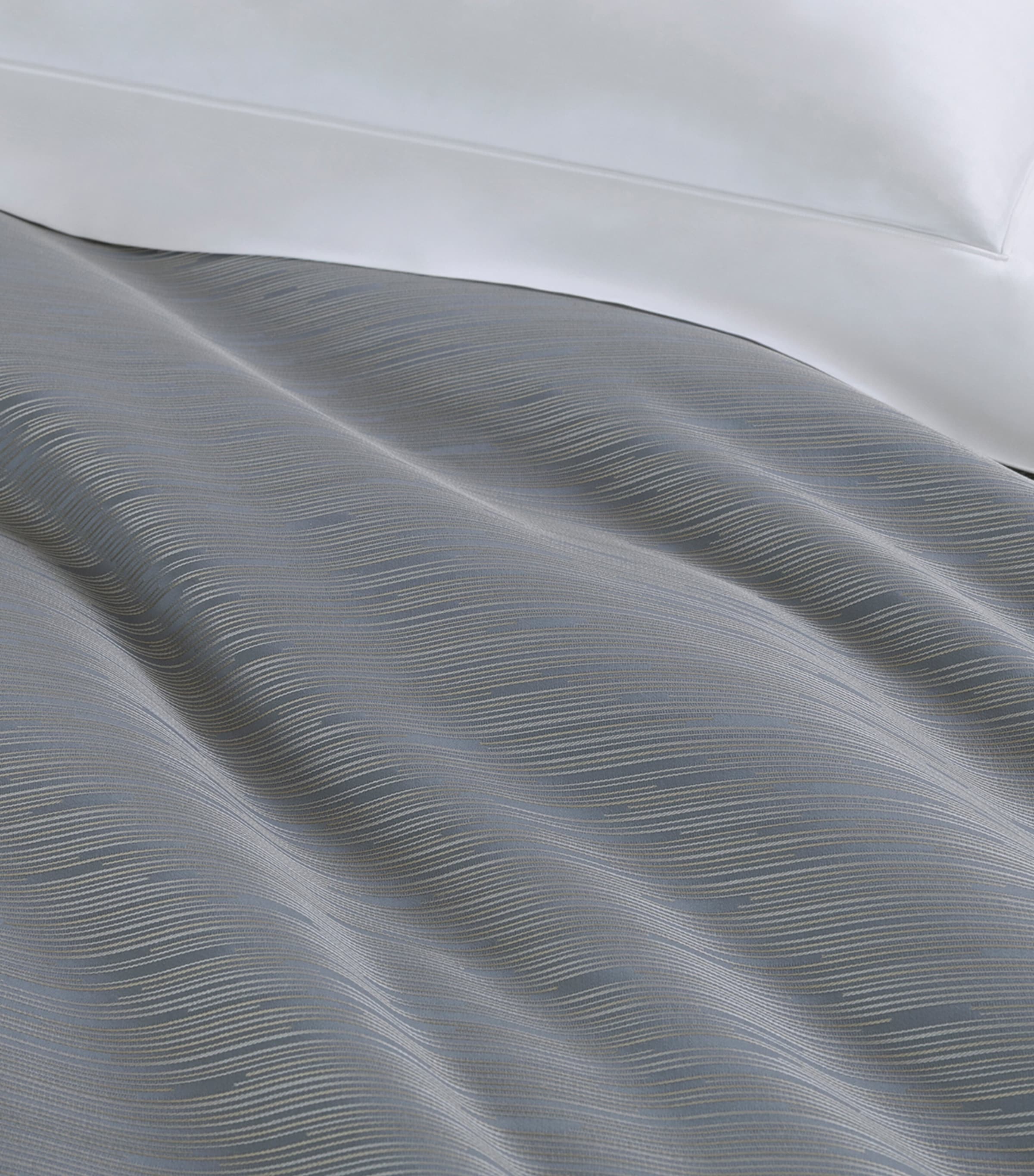 Frette Stardust Jacquard Queen Duvet Cover (240cm x 220cm) Dusty Grey/go Image 4