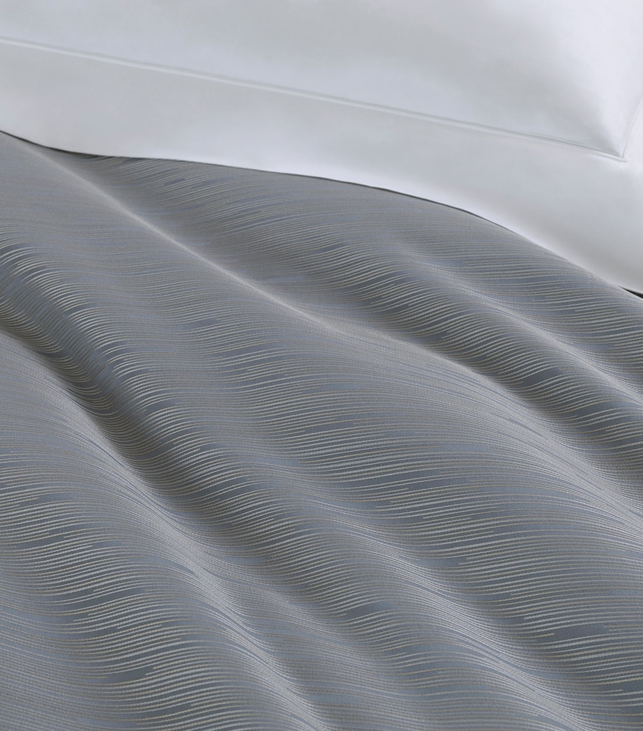 Frette Stardust Jacquard Queen Duvet Cover (240cm x 220cm) Dusty Grey/go Image 4
