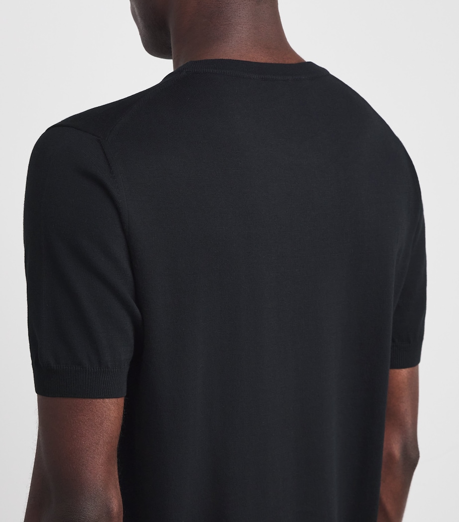 Canali Mens Cotton Crew-Neck T-Shirt Image 6