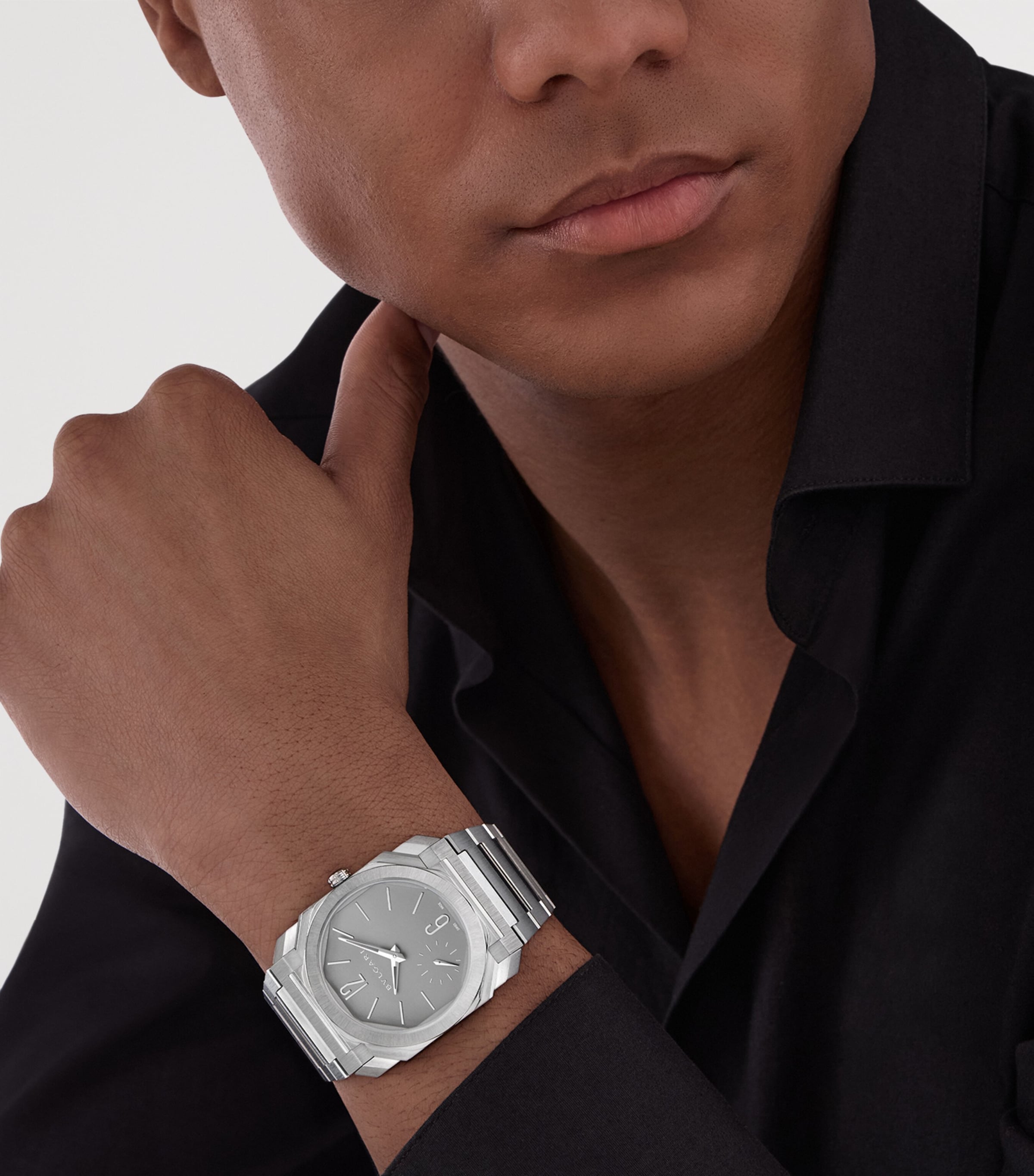 Bvlgari Titanium Octo Finissimo Automatic Watch 37mm Grey Image 10