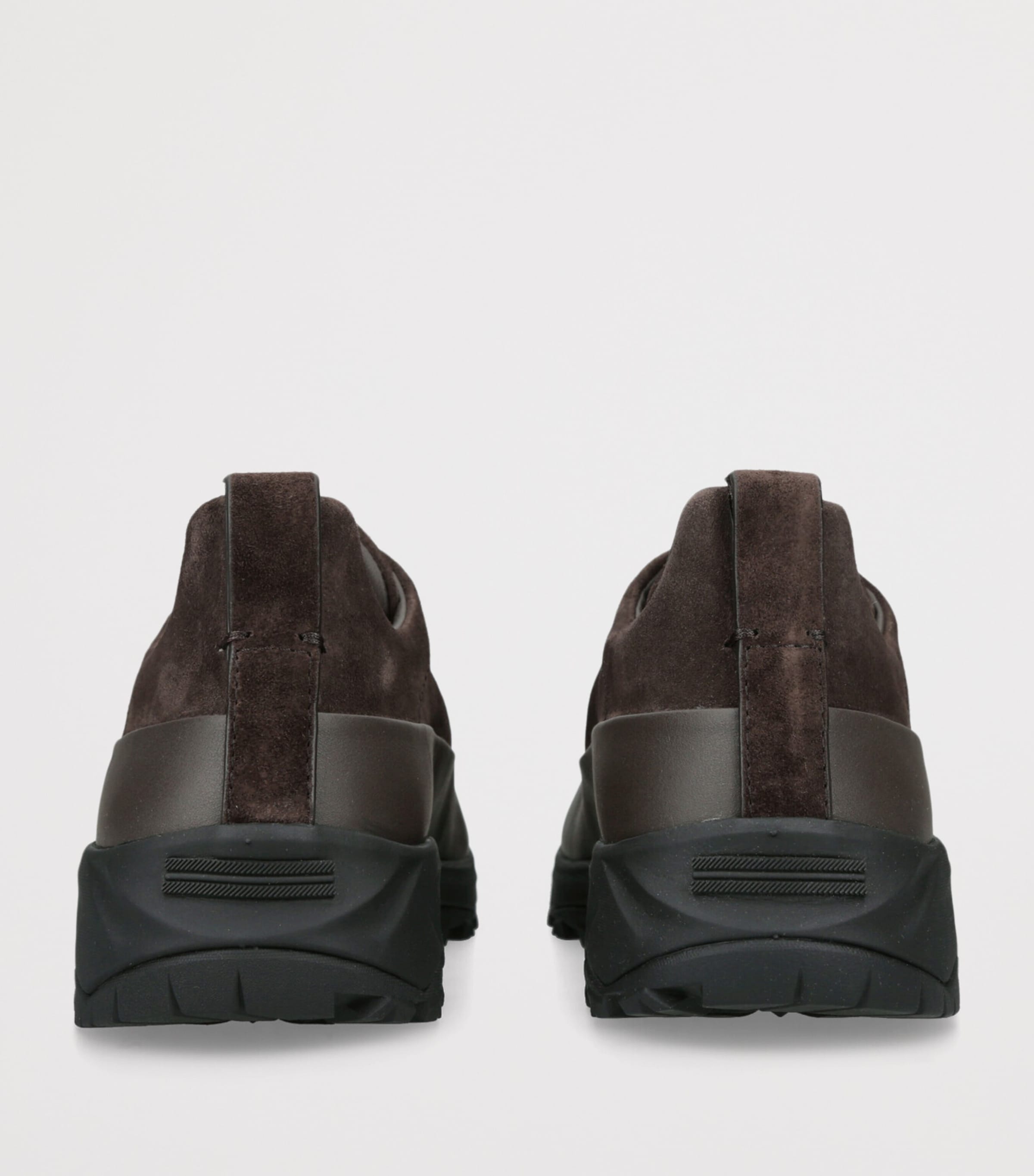Suede Triple Stitch Monte Sneakers DARK BROWN Image 2