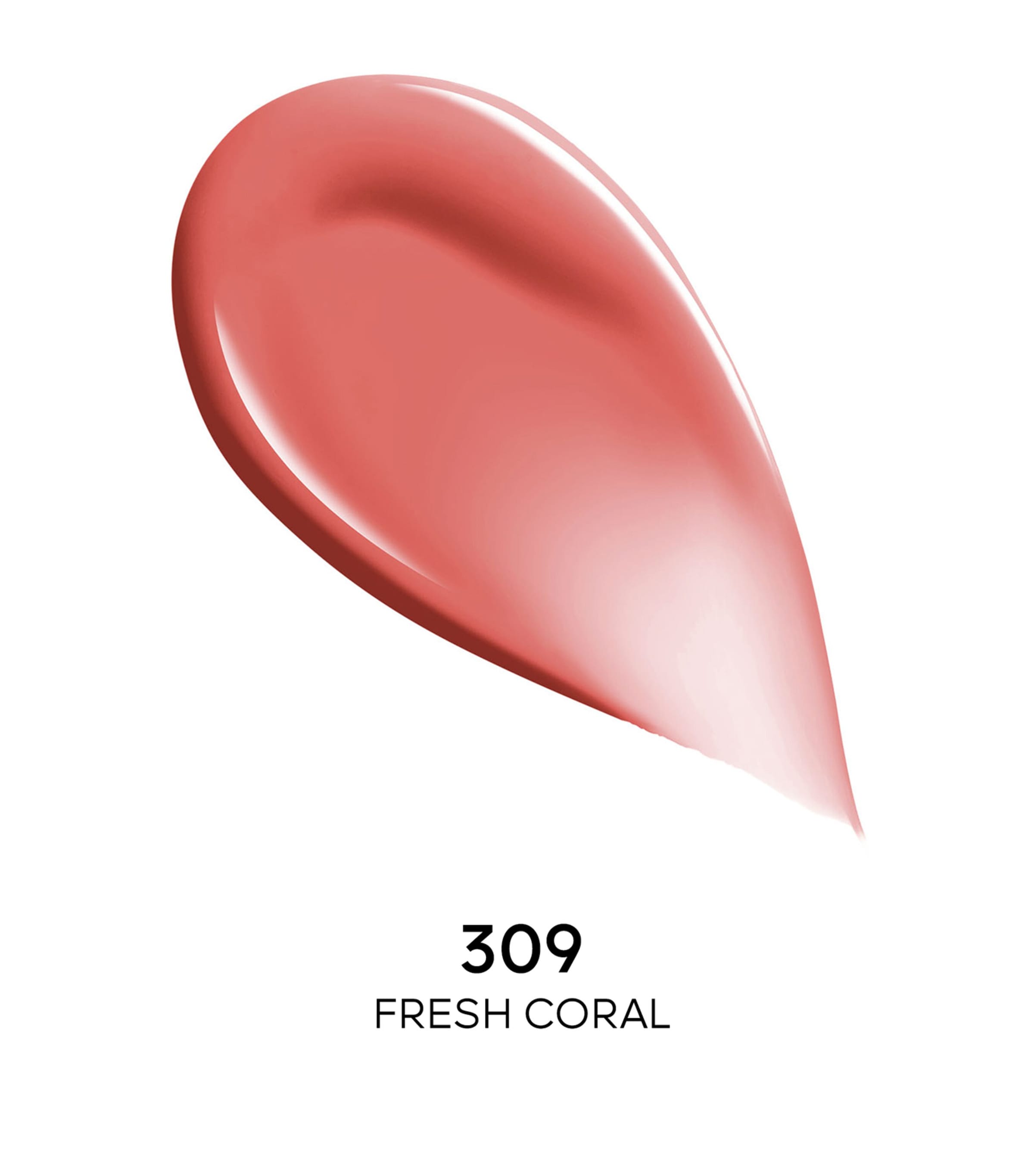 KissKiss Shine Bloom Lipstick 309 FRESH CORAL Image 2