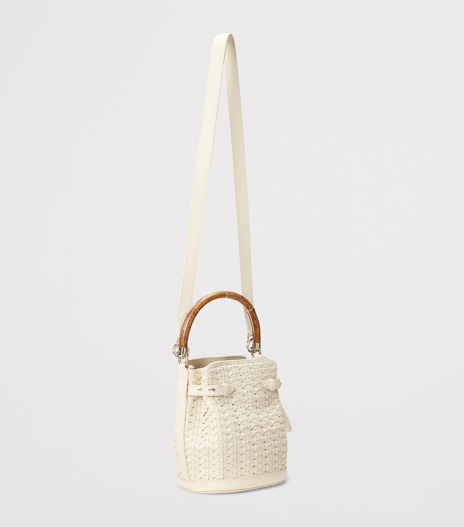 Ralph Lauren Collection Small Leather The Ralph Bucket Bag Natural Image 2