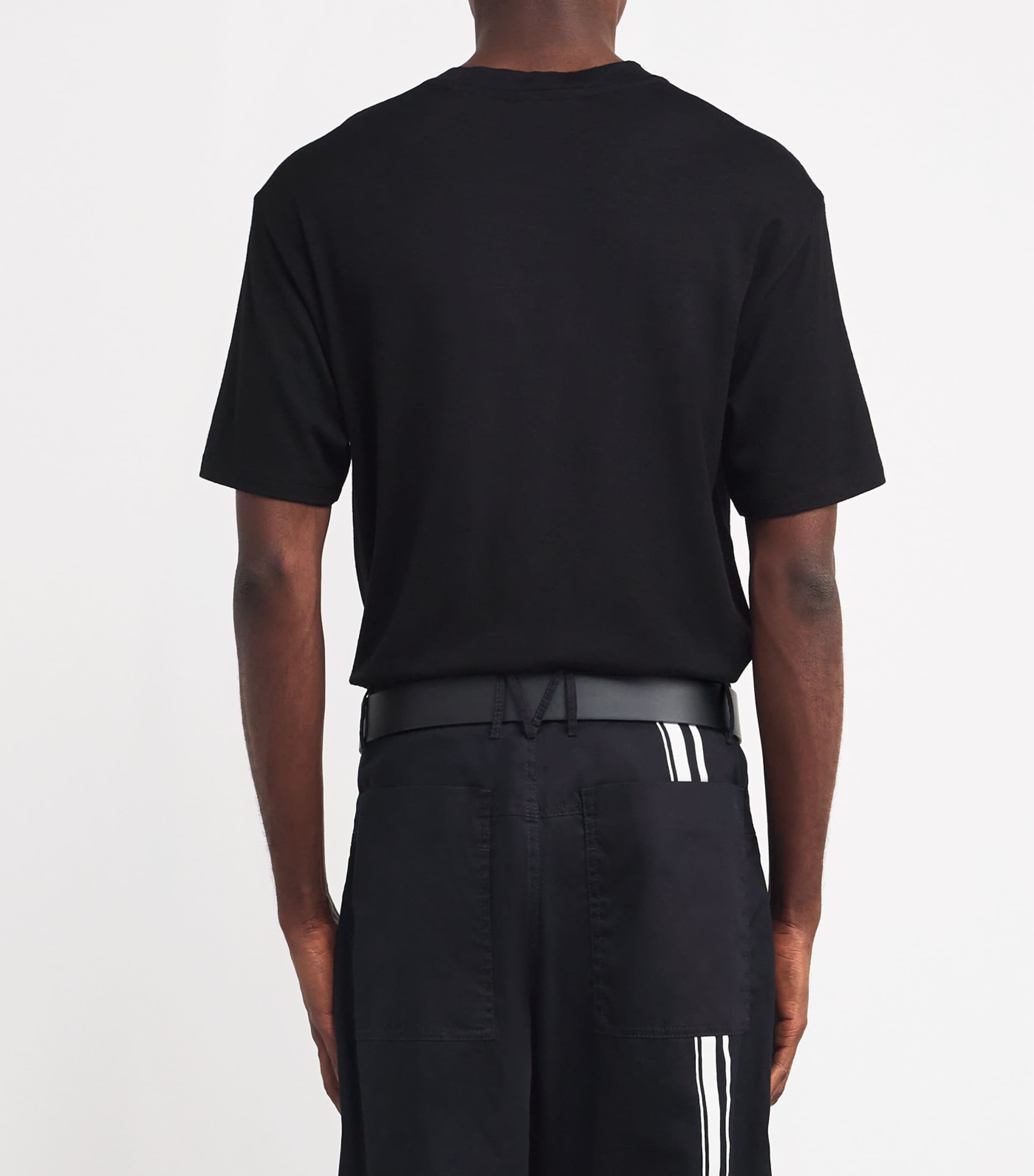 Leather Logo Belt SILVER - 199 Image 3