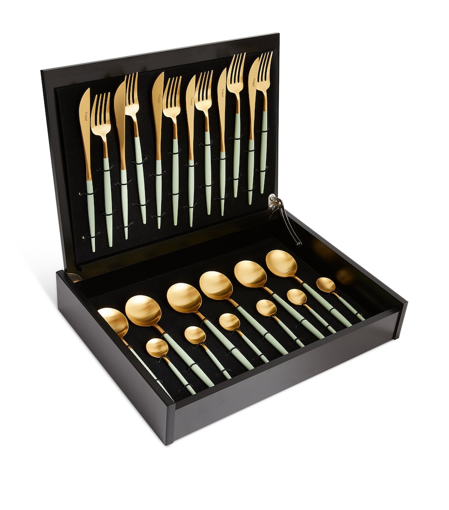 Goa 24-Piece Cutlery Set GREEN Image 1