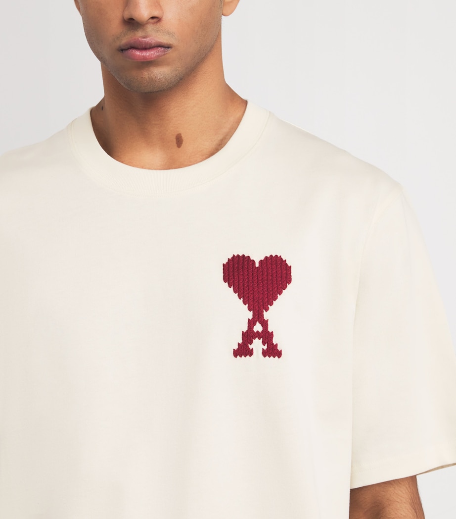 Cotton Zigzag Logo T-Shirt A016 MOONLIGHT Image 6