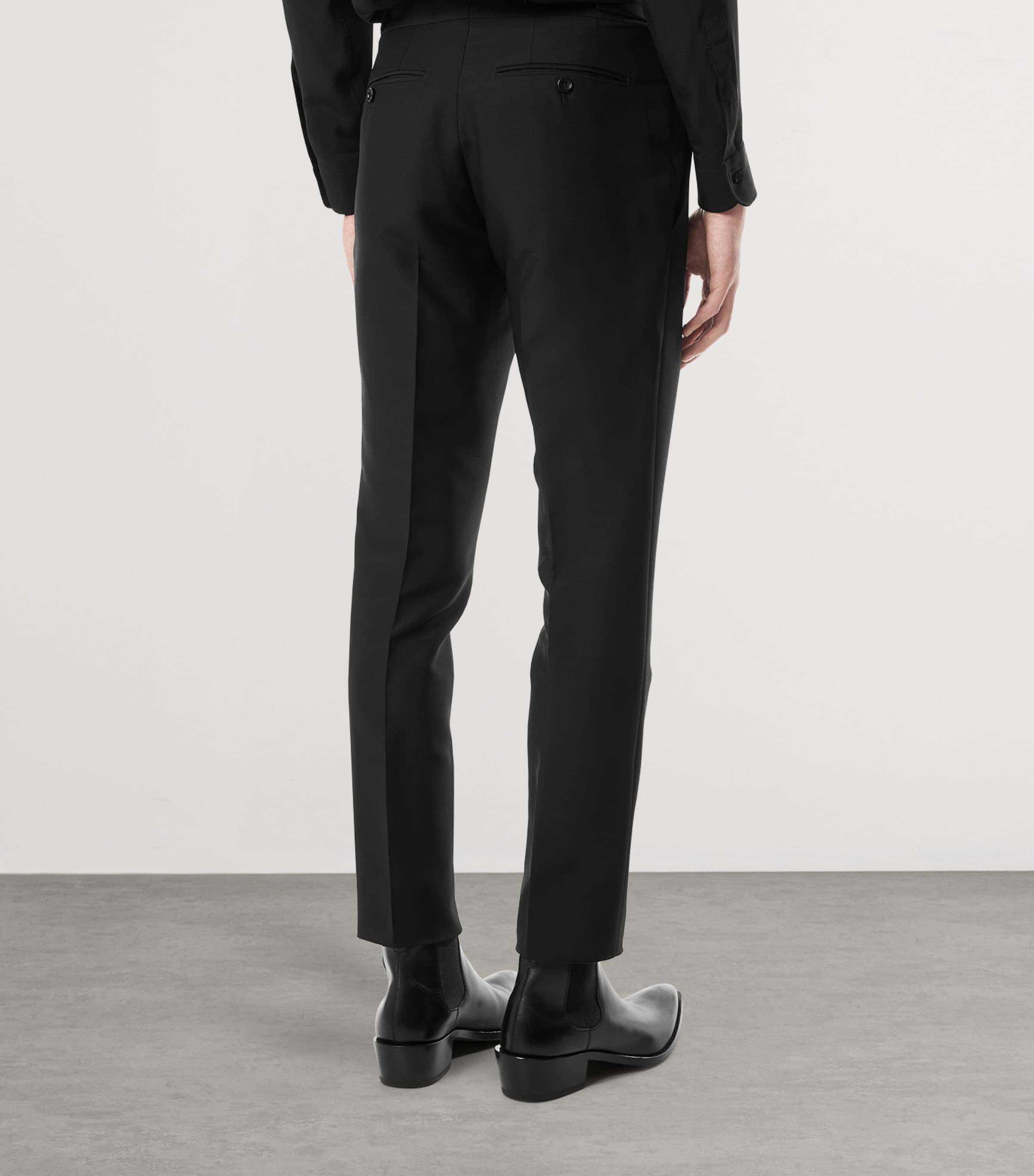 Wool-Silk Dyllan Tailored Trousers NAA Image 5