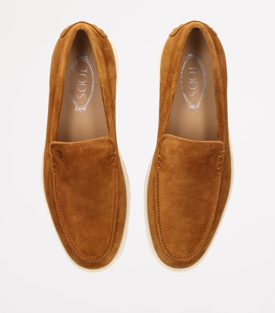 Suede Ibridro Loafers CAMEL Image 4