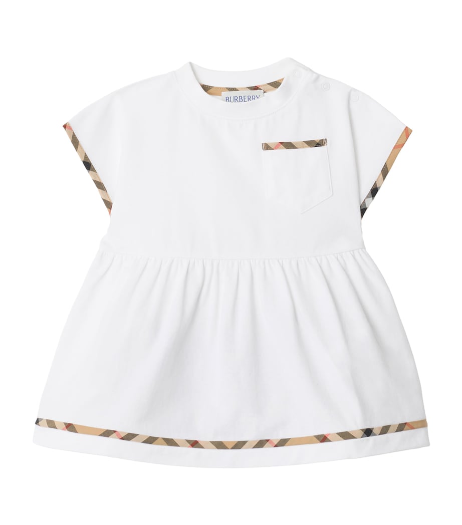 Cotton Jersey Dress and Bloomers Set (1-18 Months) WHITE Image 1