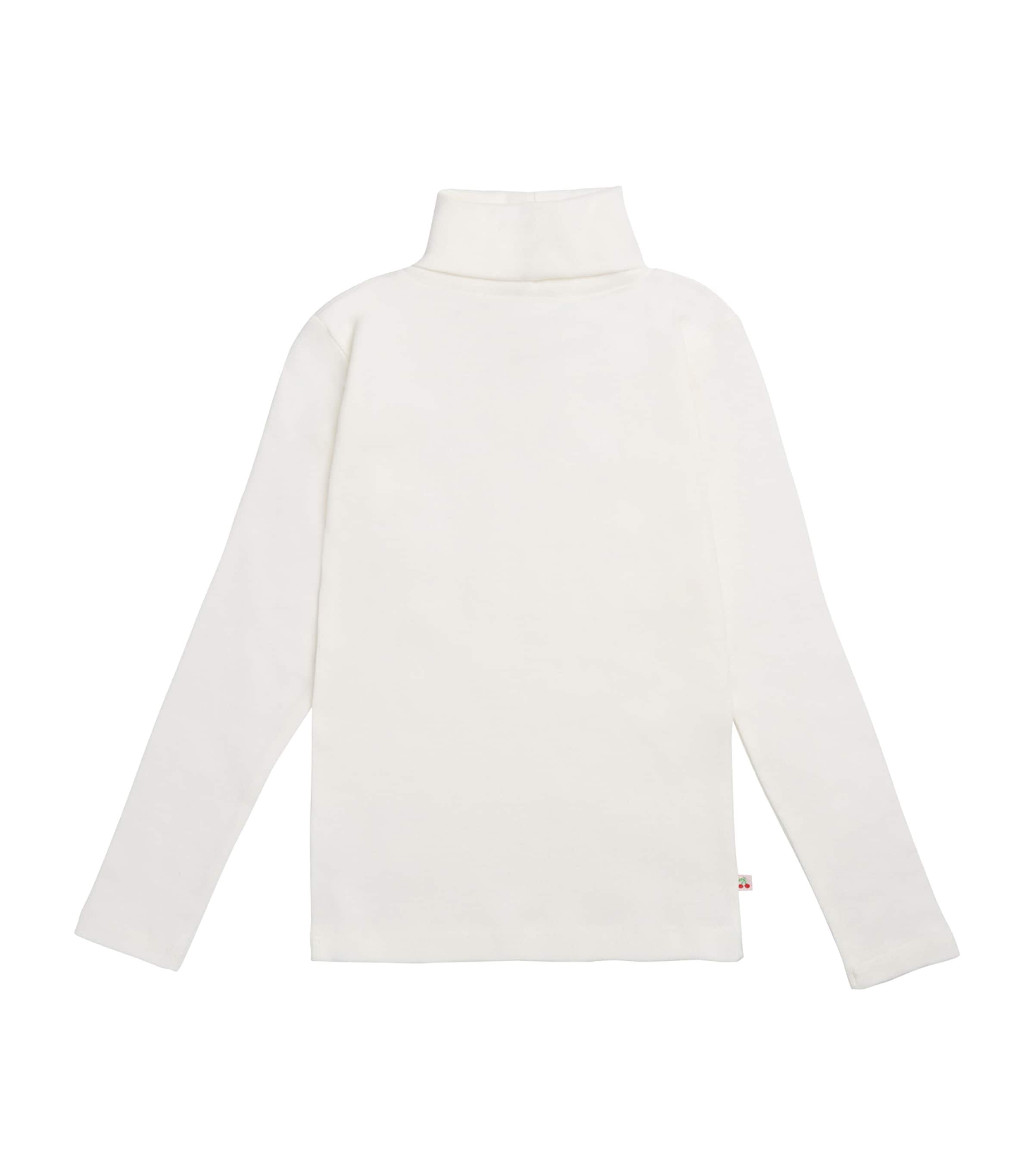 Bonpoint Organic Cotton Rollneck Sweater (10-12 Years) Blanc Lait Image 1
