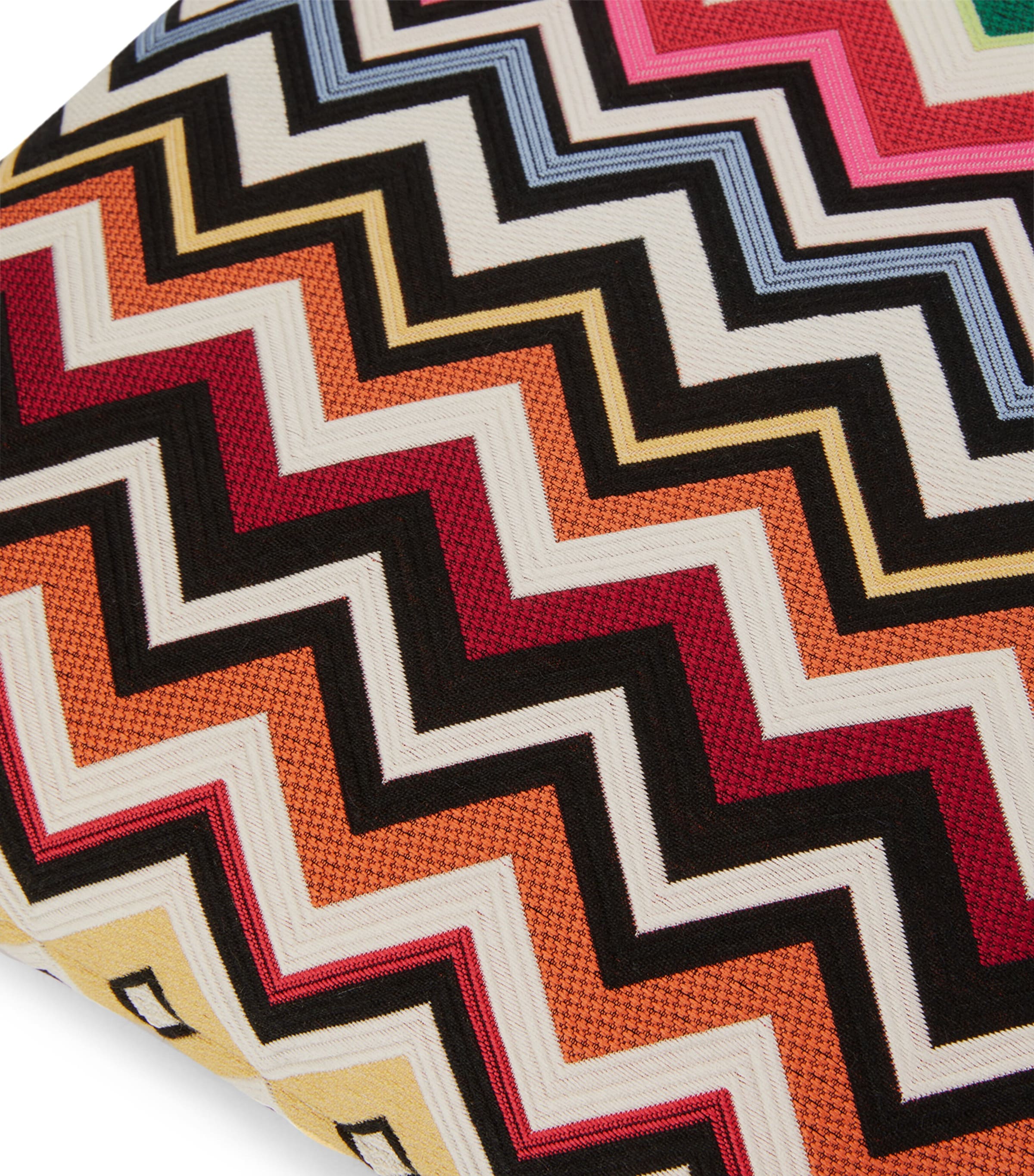 Zigzag Belfast Cushion (40cm x 40cm) NO COLOUR Image 3