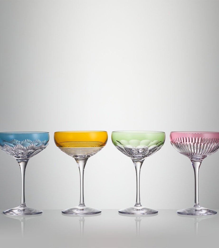 Set of 4 Crystal Mixology Coupe (280ml) MULTI Image 3
