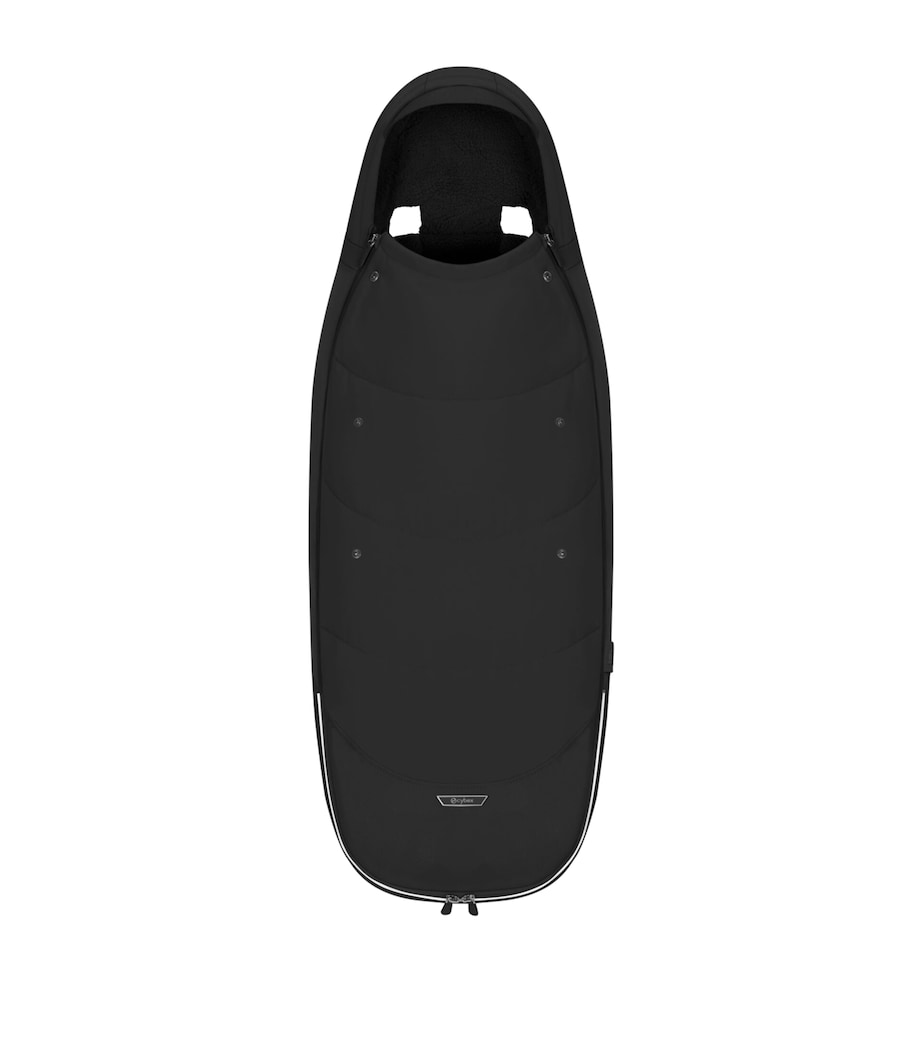 Cybex Water-Resistant Platinum Footmuff Sepia Black Image 1