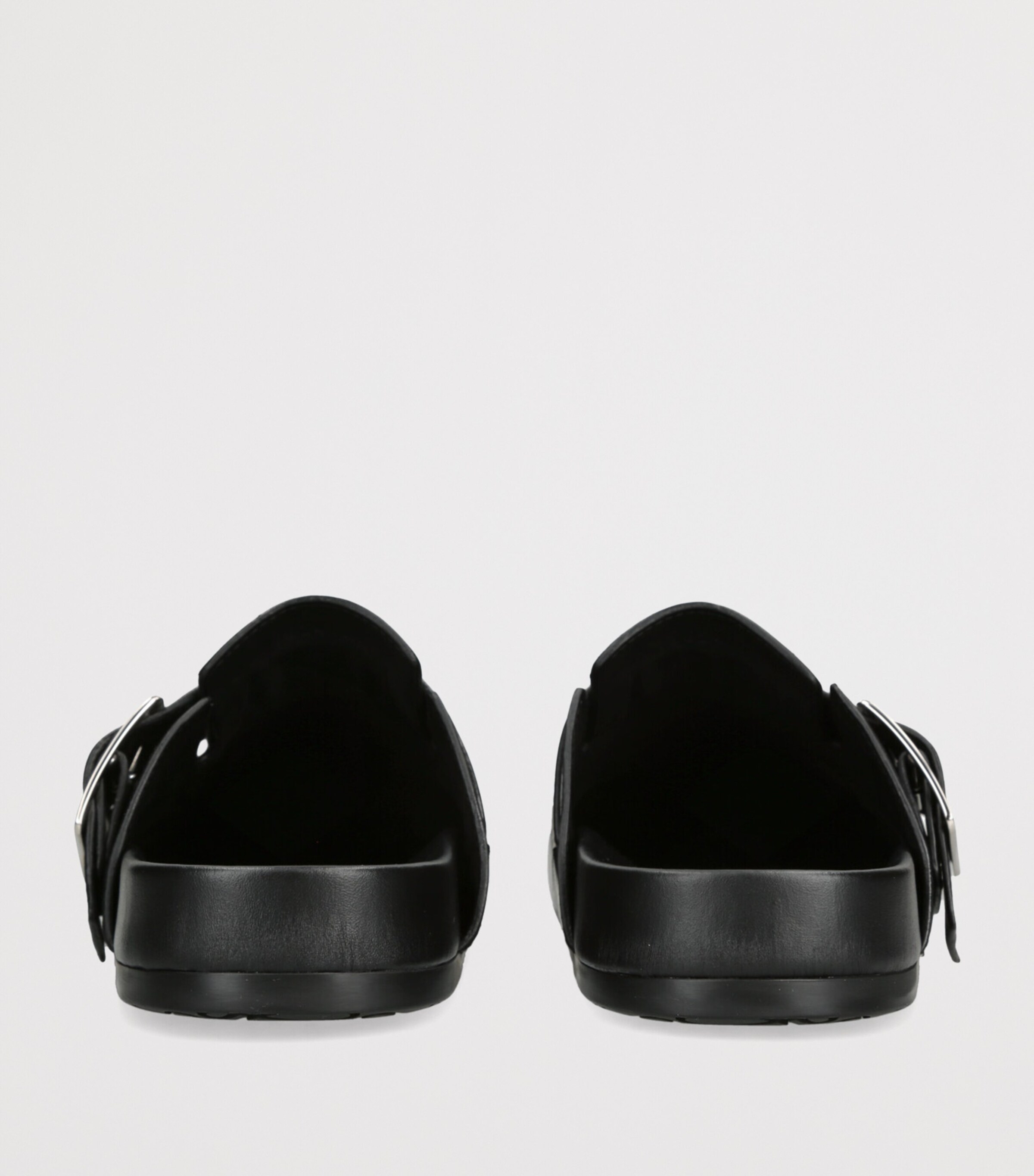 Leather Ease Mules BLACK Image 2