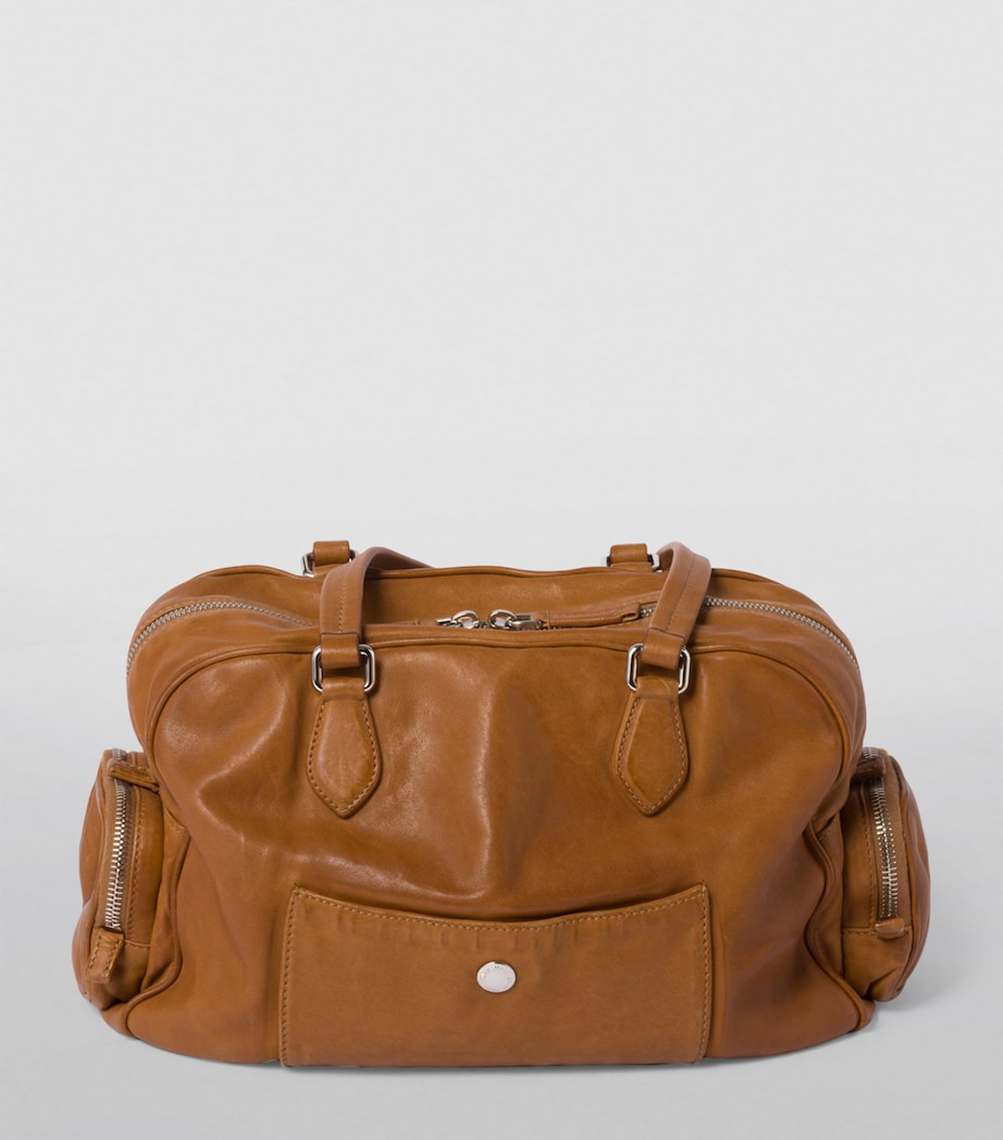 Nappa Leather Top-Handle Bag F098L Image 3