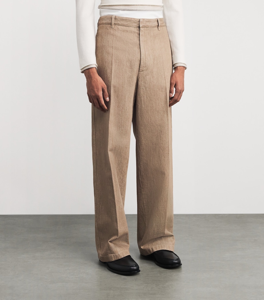 Straight Tailored Jeans 217 BARLEY Image 3