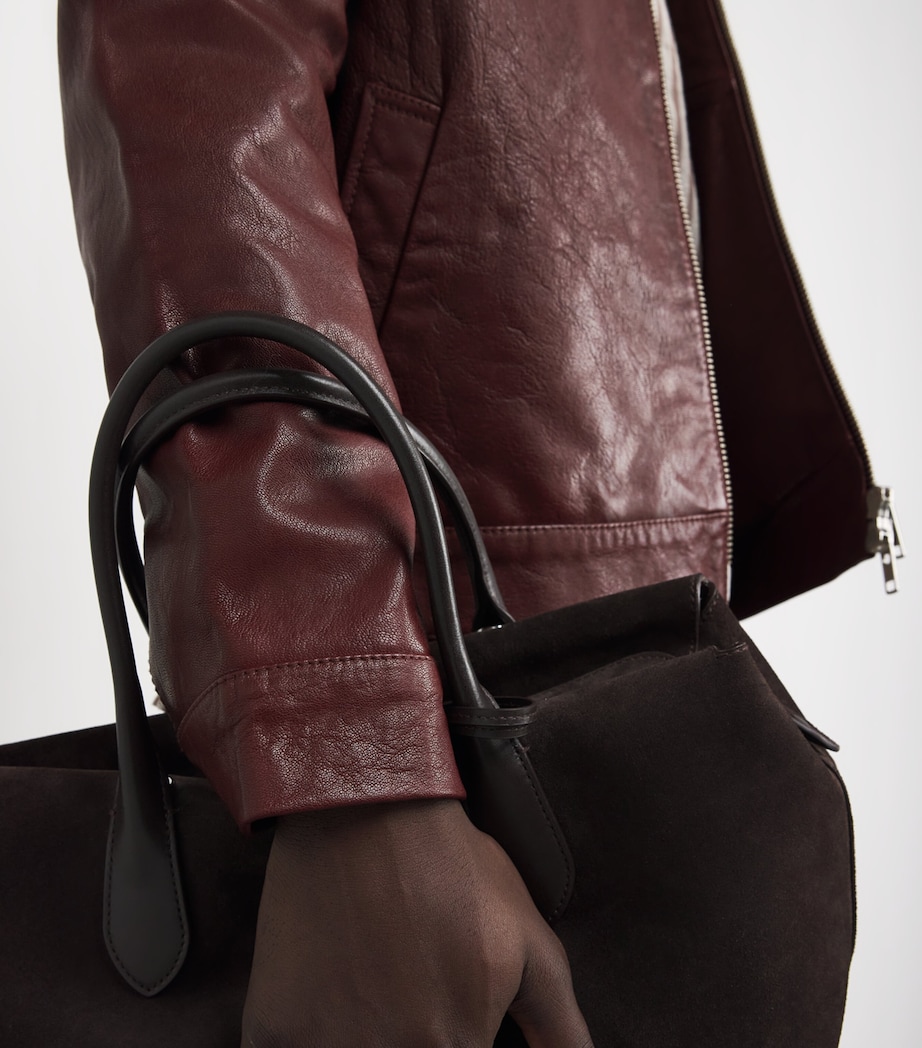 Kendal Leather Jacket CHERRY Image 6