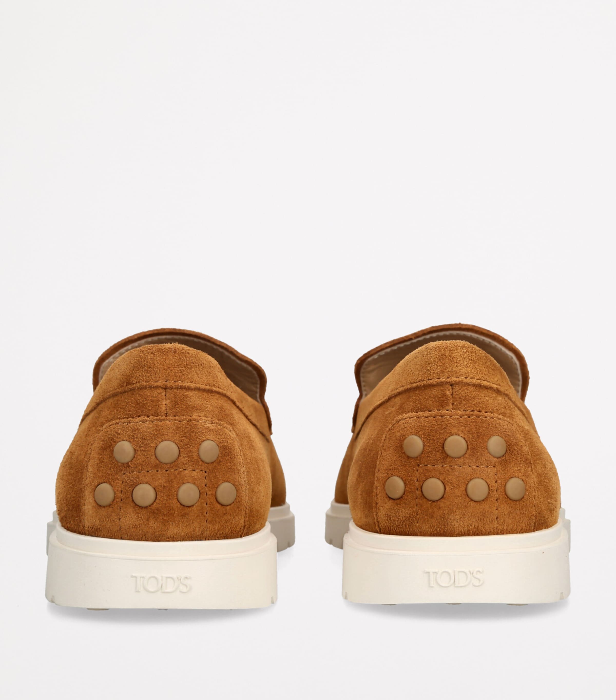 Tod's Suede Ibridro Loafers Camel Image 2