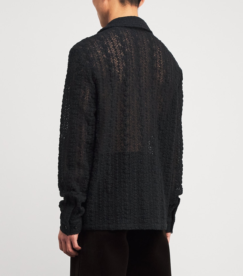 Wool-Blend Lace Jagou Shirt LACE BLACK WOOL Image 4