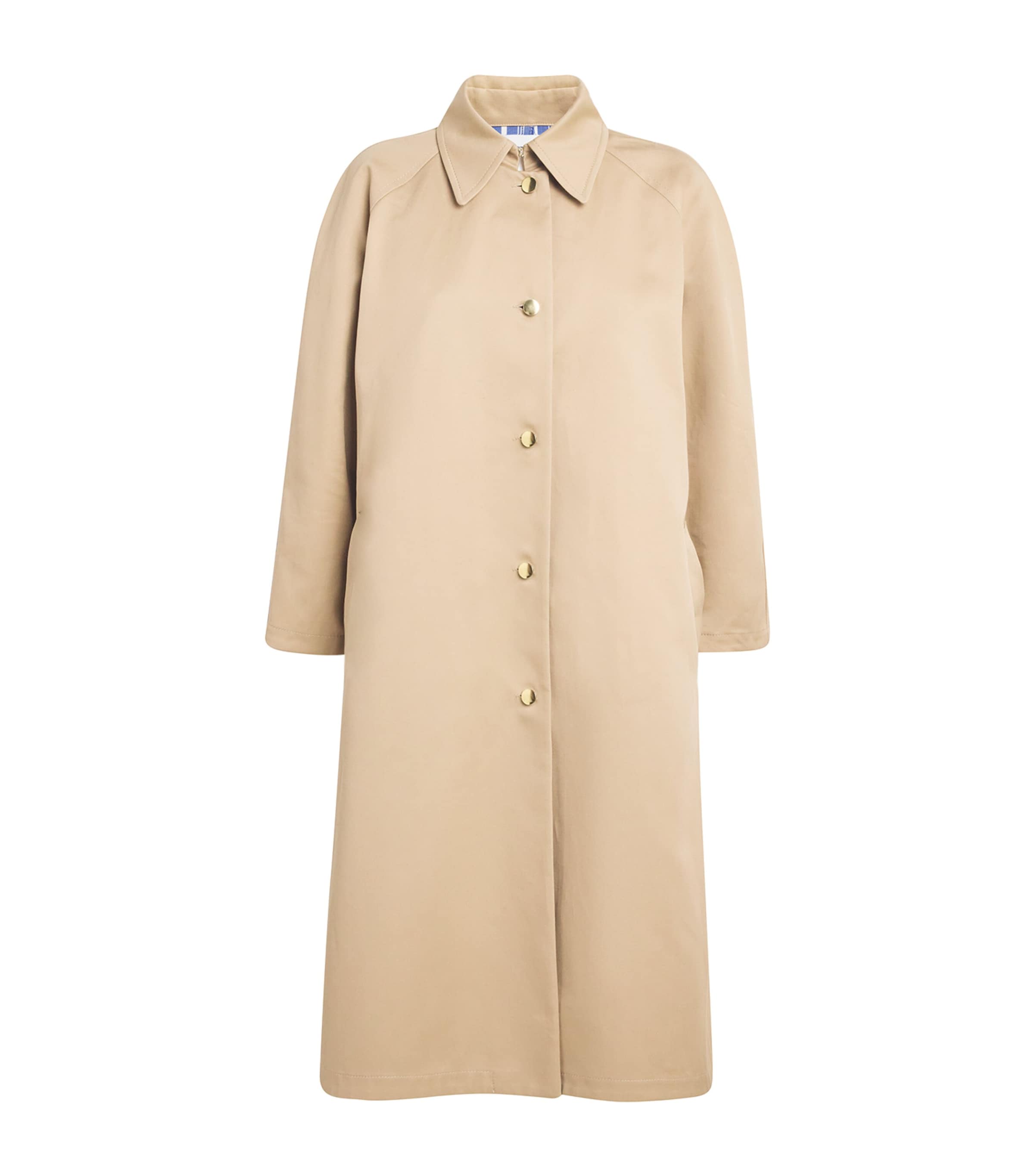 Claudie Pierlot Mid-length Trench Coat In Neutral