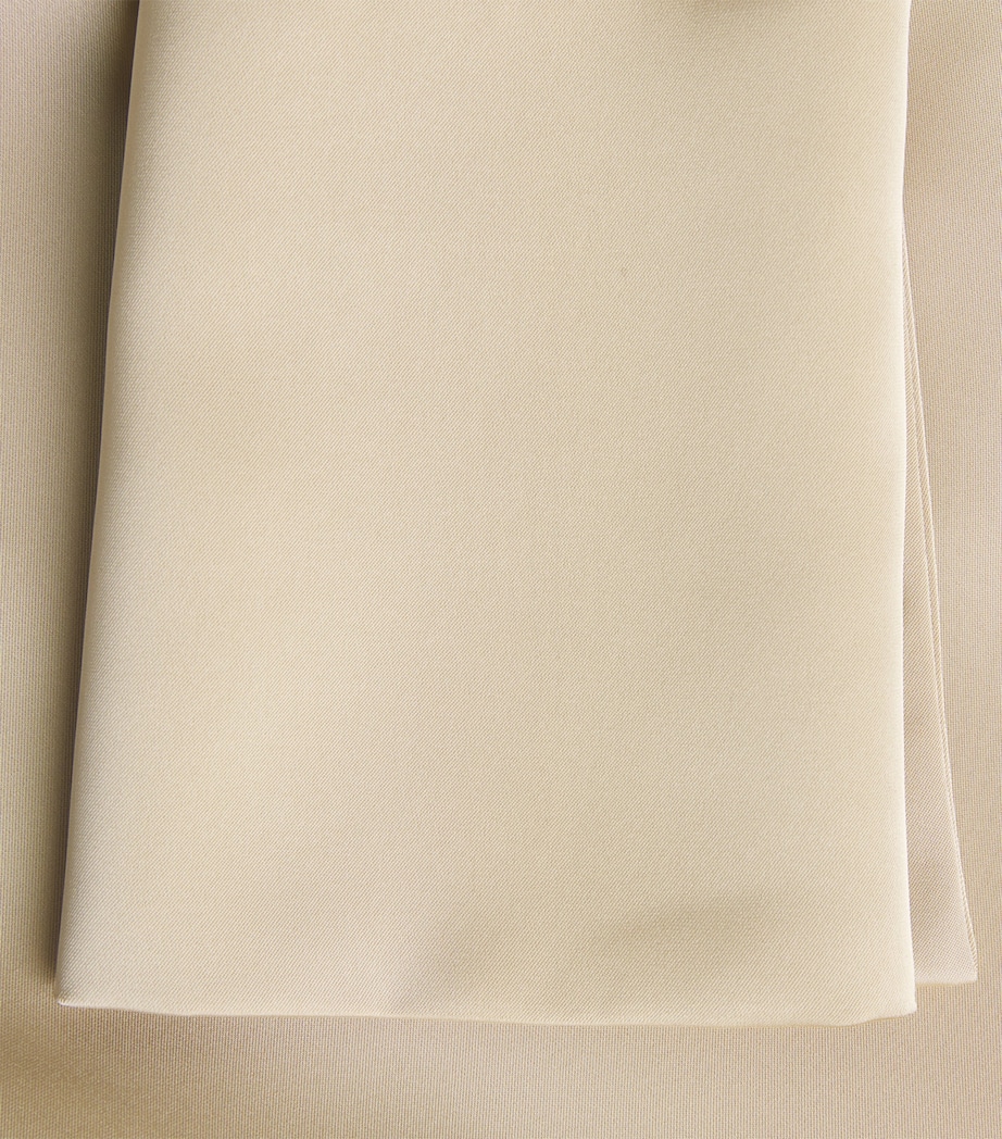 Satin Mini Dress BEIGE Image 5