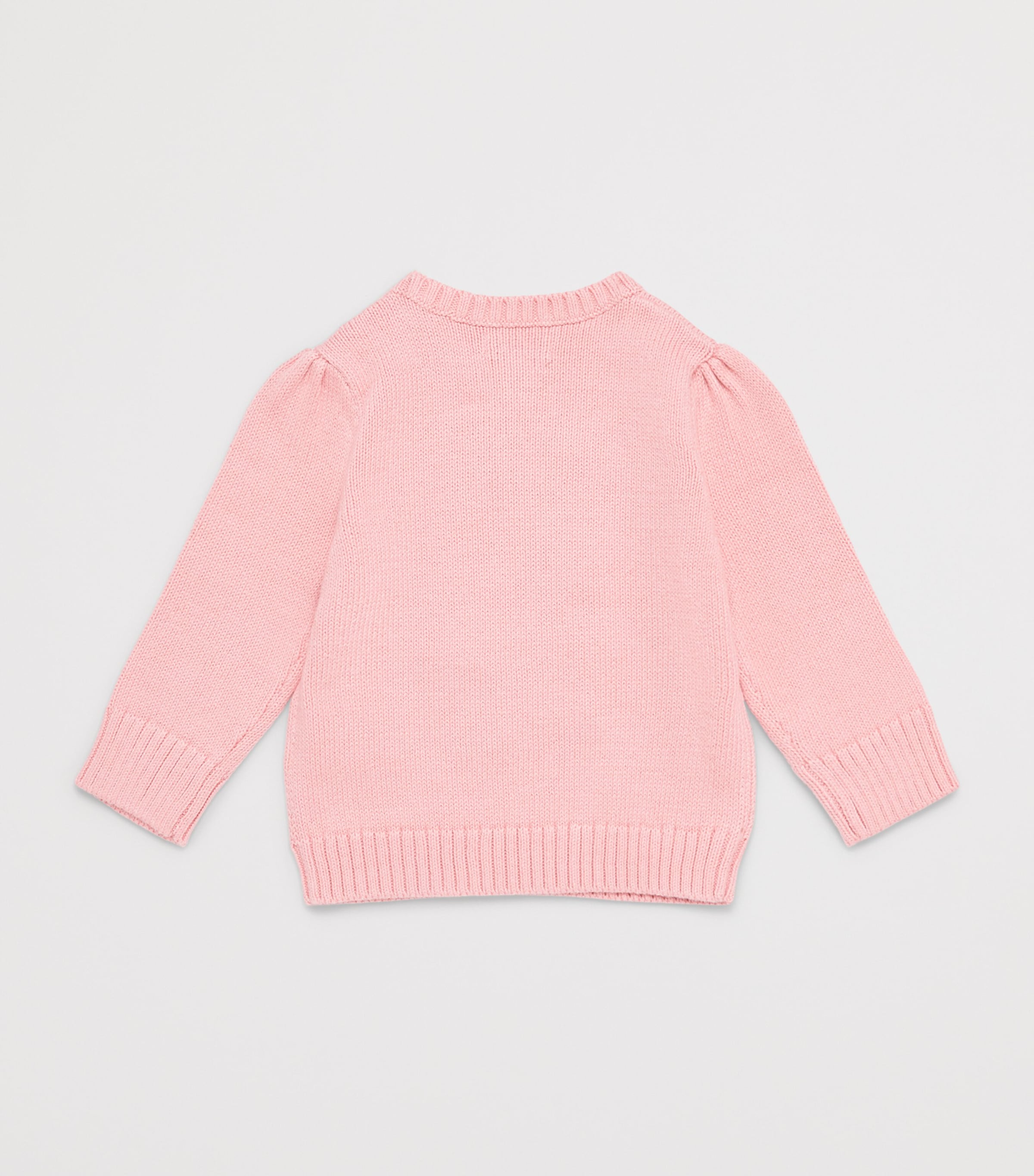 Ralph Lauren Kids Polo Bear Sweater (3-24 Months) Adirondack Rose Image 2