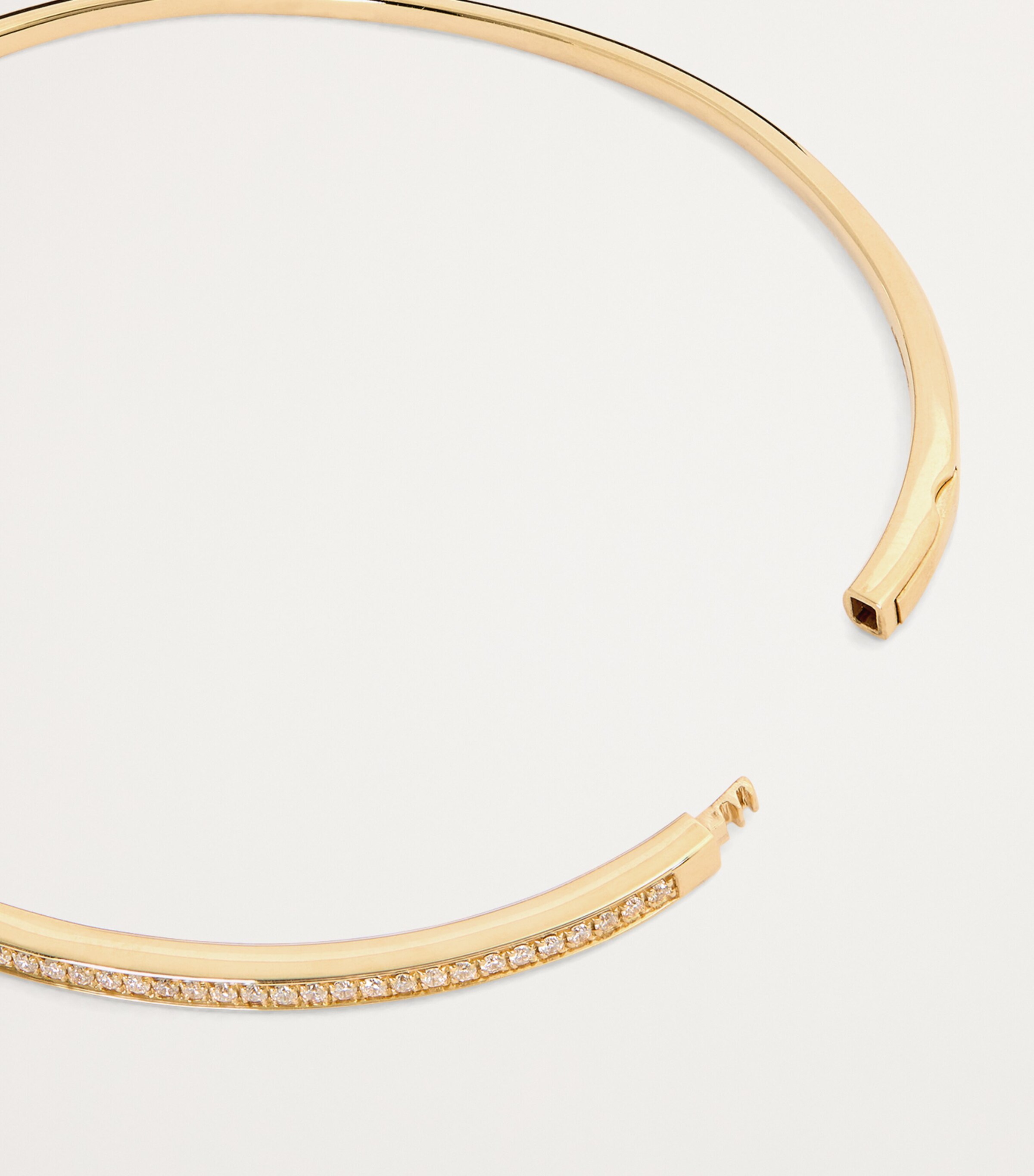 Persée Small Yellow Gold and Diamond Zeus Bangle Yellow Gold Image 4