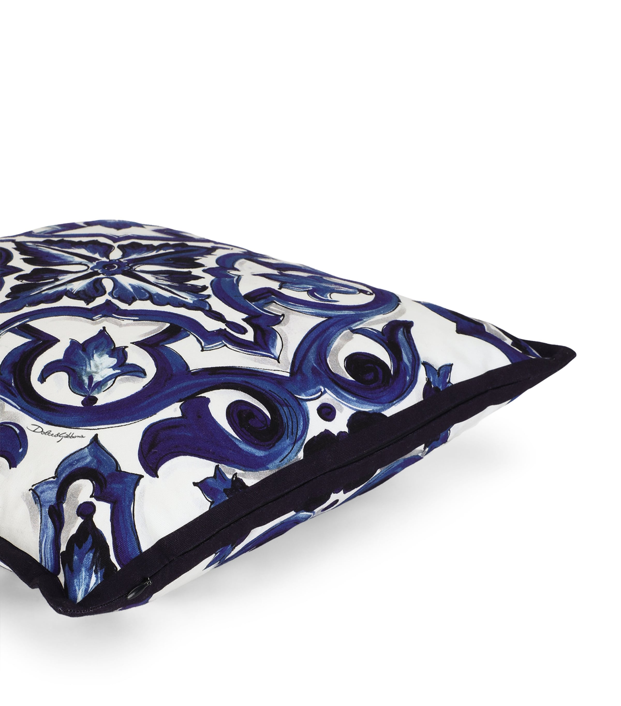 Dolce&Gabbana Casa Blu Mediterraneo Cushion (45cm x 45cm) Maiolica Blu M Image 3