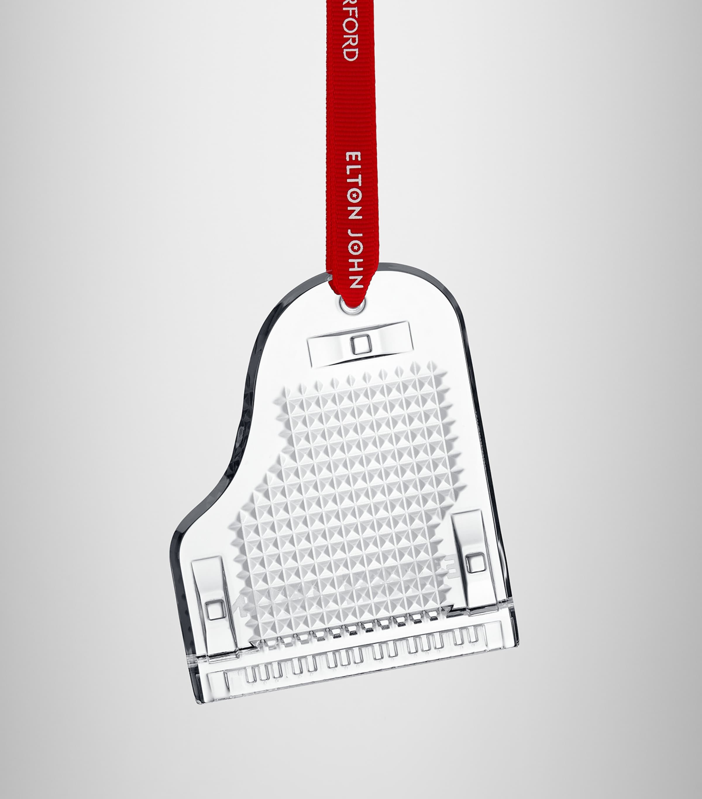 Elton John Piano Ornament CLEAR Image 3